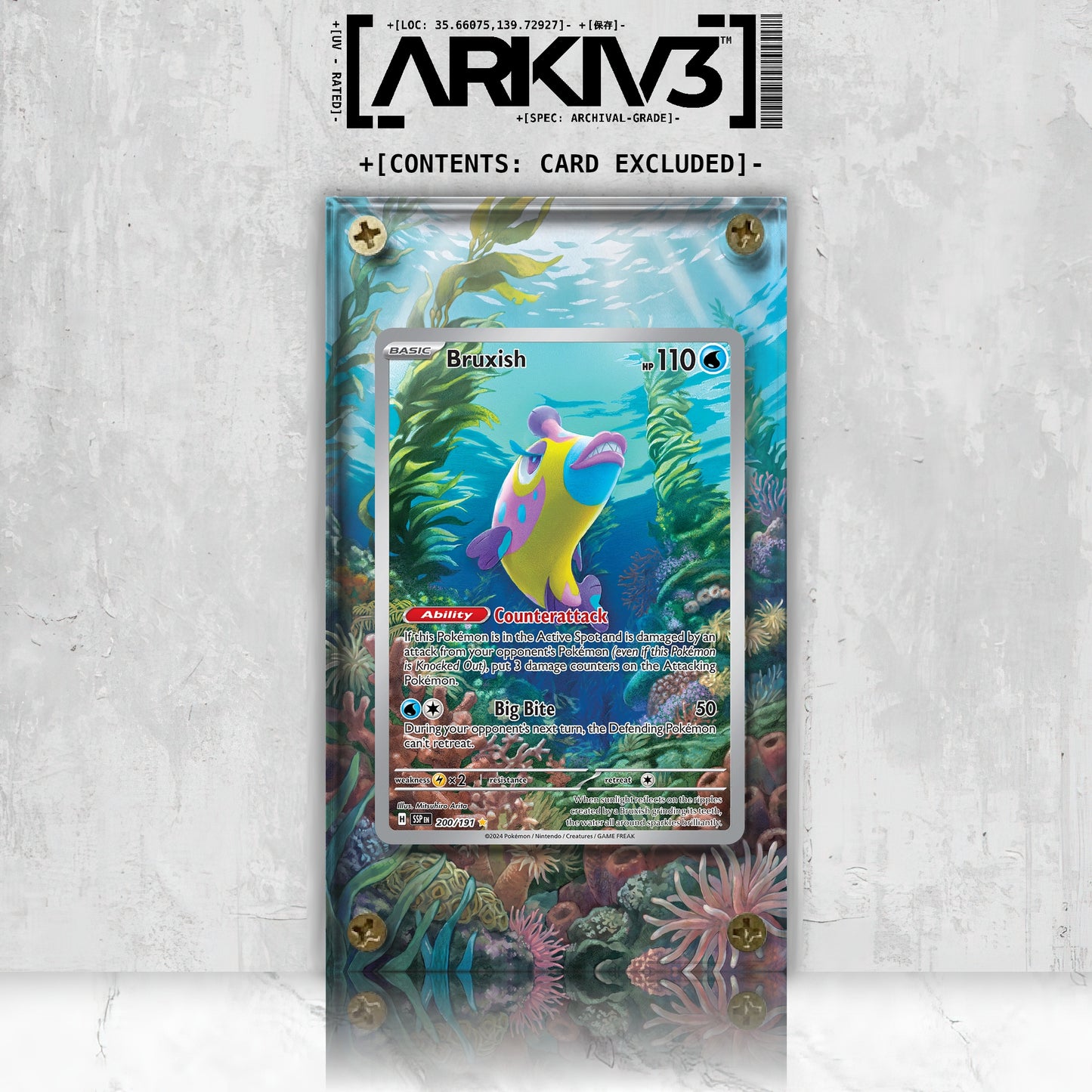 [UNIT: 200/191] // Bruxish Extended Art Display Case - Raw