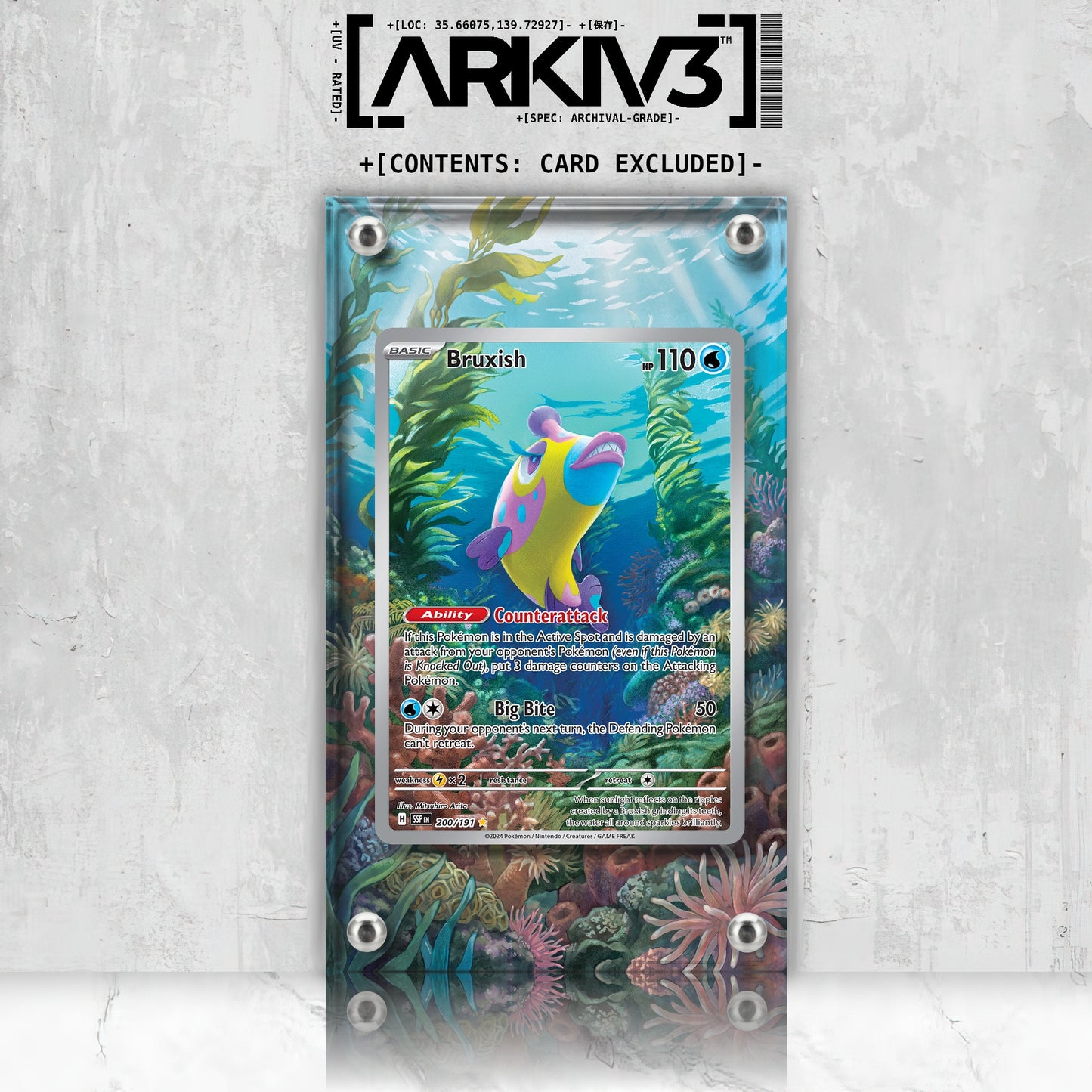 [UNIT: 200/191] // Bruxish Extended Art Display Case - Raw