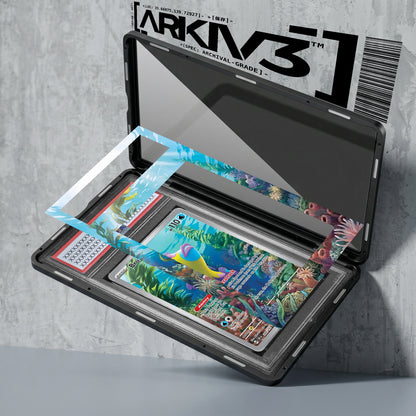 ARKIV3 PSA graded exploded mockup