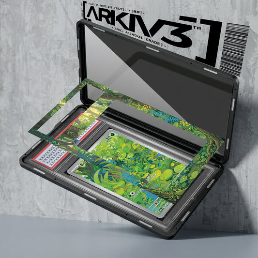 ARKIV3 PSA graded exploded mockup