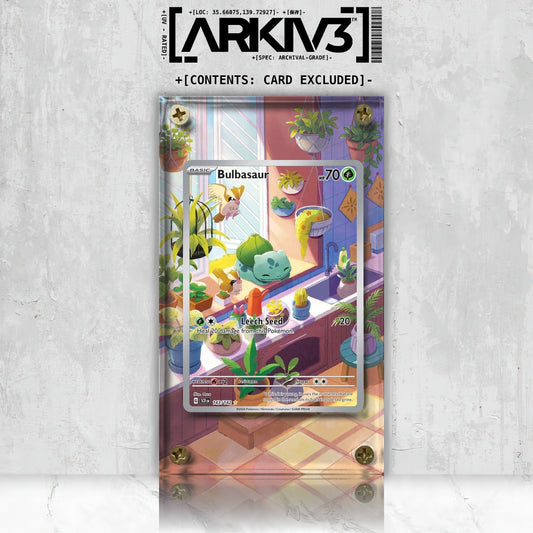 [UNIT: 143/142] // Bulbasaur Extended Art Display Case - Raw
