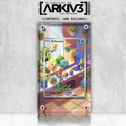 [UNIT: 143/142] // Bulbasaur Extended Art Display Case - Raw
