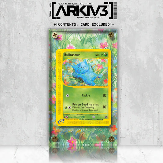 [UNIT: 94/165] // Bulbasaur Extended Art Display Case - Raw