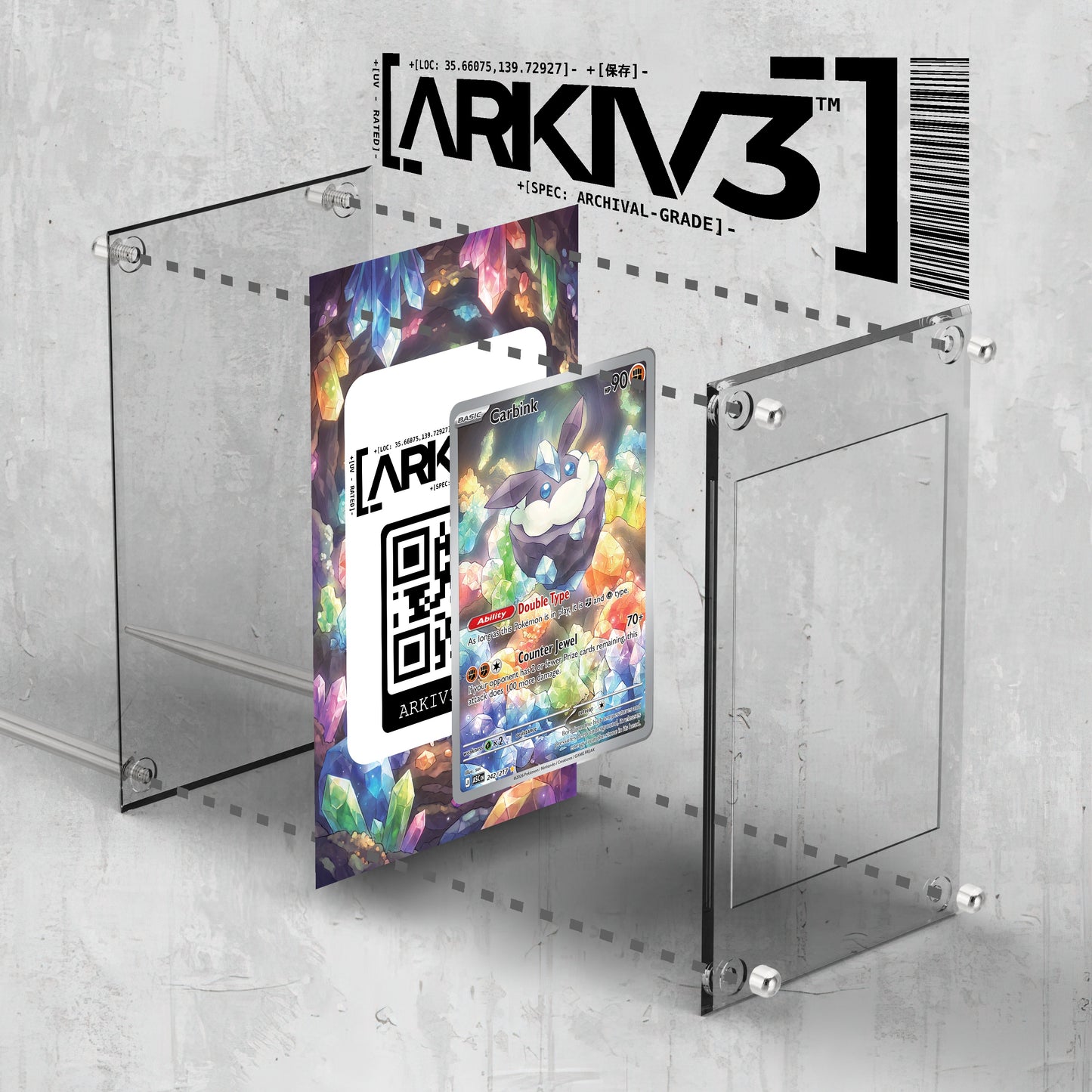 [UNIT: 242/217] // Carbink Extended Art Display Case - Raw