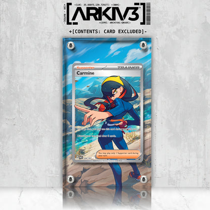 [UNIT: 204/167] // Carmine Extended Art Display Case - Raw