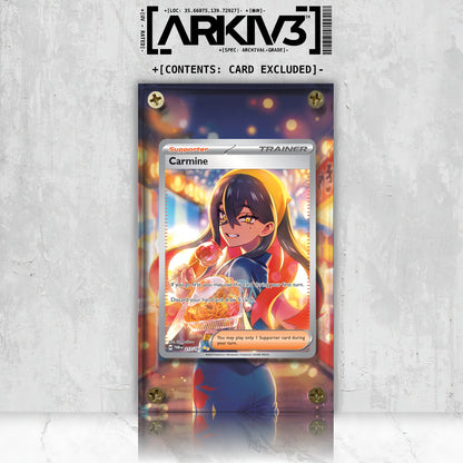 [UNIT: 217/167] // Carmine Extended Art Display Case - Raw