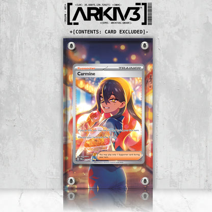 [UNIT: 217/167] // Carmine Extended Art Display Case - Raw