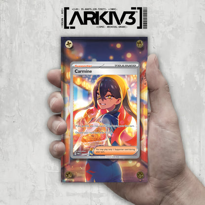 [UNIT: 217/167] // Carmine Extended Art Display Case - Raw