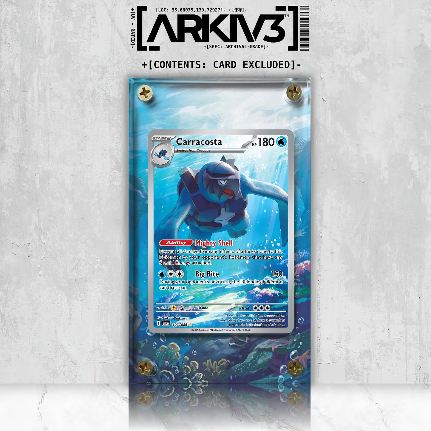 [UNIT: 107/86] // Carracosta Extended Art Display Case - Raw