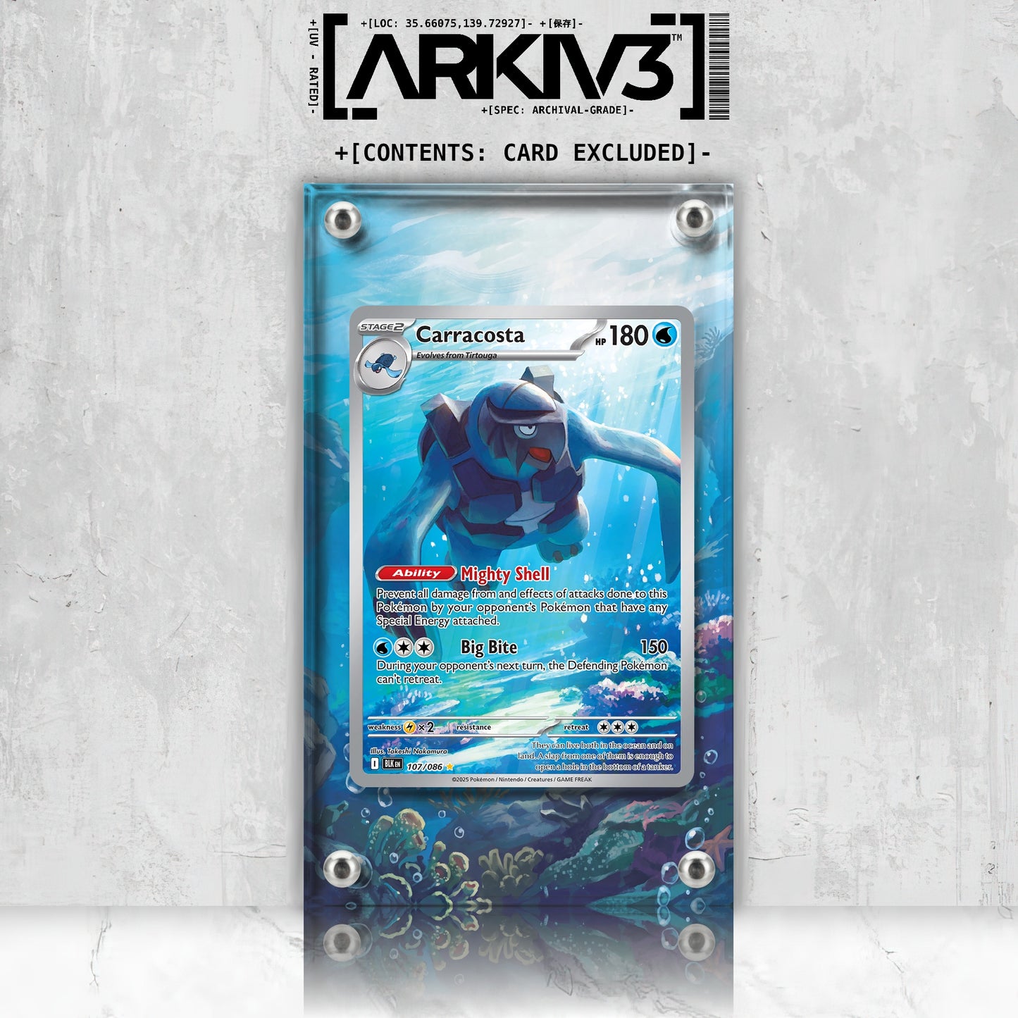 [UNIT: 107/86] // Carracosta Extended Art Display Case - Raw