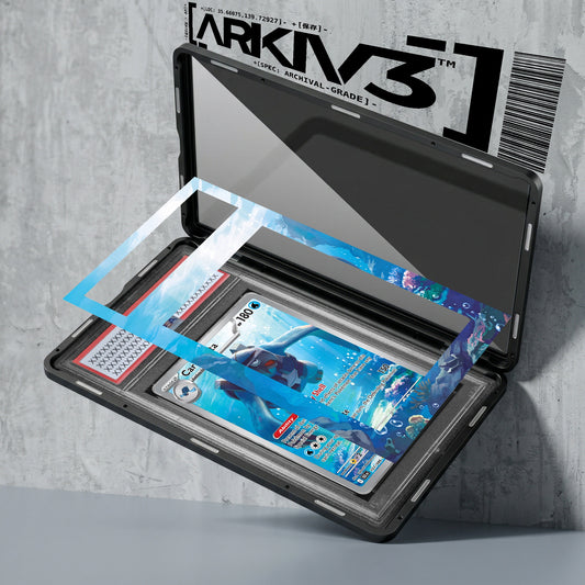 ARKIV3 PSA graded exploded mockup