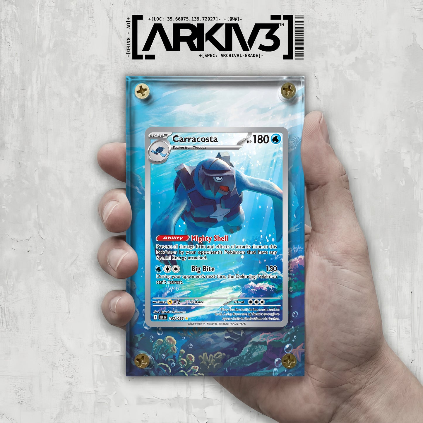[UNIT: 107/86] // Carracosta Extended Art Display Case - Raw