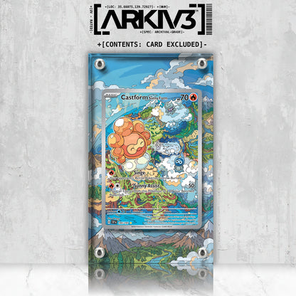 [UNIT: 195/191] // Castform Sunny Form Extended Art Display Case - Raw