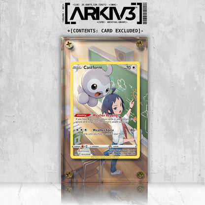 [UNIT: TG11/TG30] // Castform Extended Art Display Case - Raw