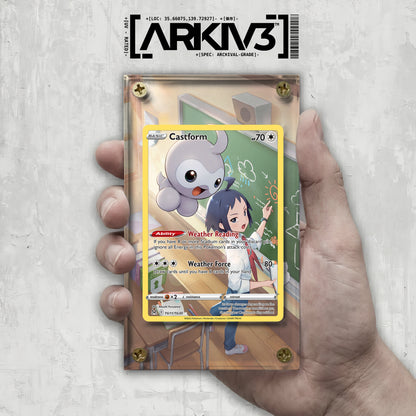 [UNIT: TG11/TG30] // Castform Extended Art Display Case - Raw