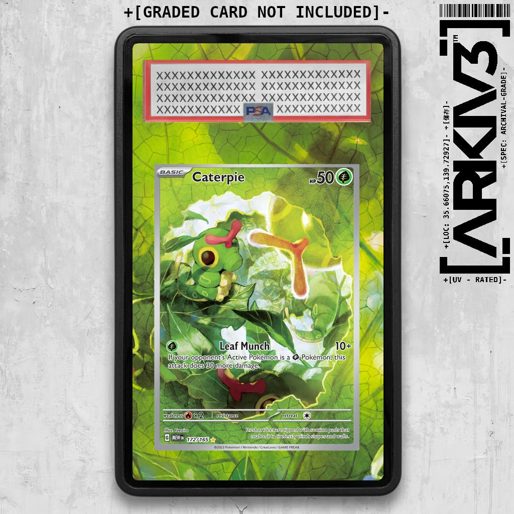 [UNIT: 172/165] // Caterpie Extended Art Display Case - Graded