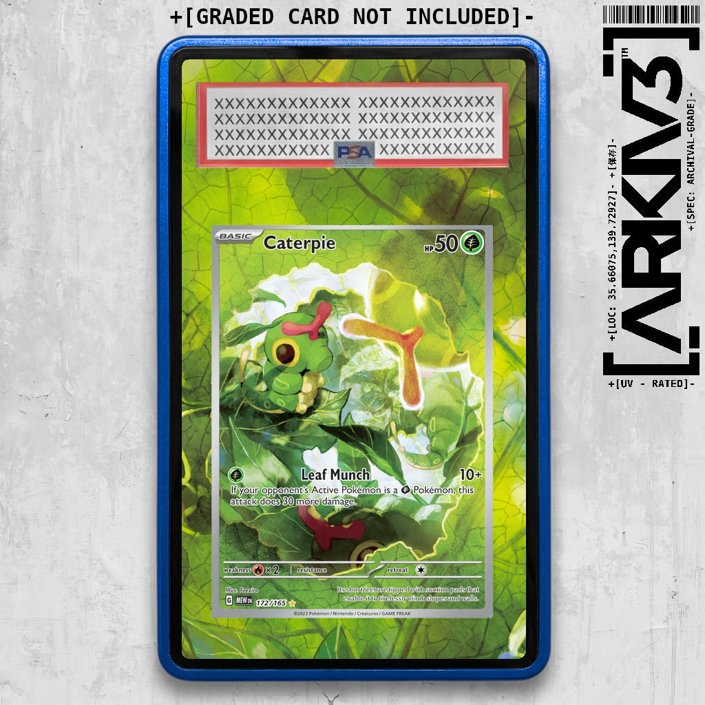 [UNIT: 172/165] // Caterpie Extended Art Display Case - Graded