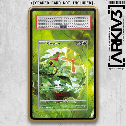 [UNIT: 172/165] // Caterpie Extended Art Display Case - Graded