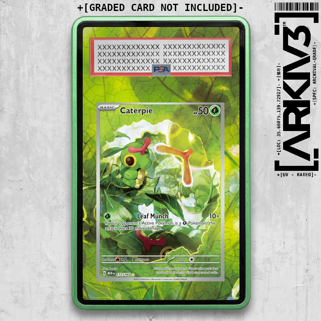 [UNIT: 172/165] // Caterpie Extended Art Display Case - Graded