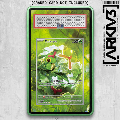 [UNIT: 172/165] // Caterpie Extended Art Display Case - Graded