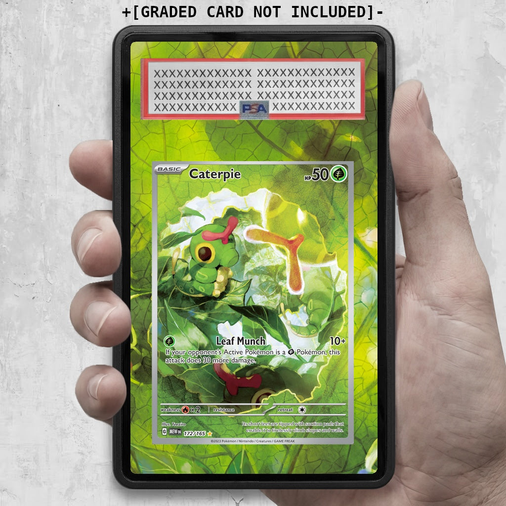[UNIT: 172/165] // Caterpie Extended Art Display Case - Graded