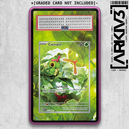 [UNIT: 172/165] // Caterpie Extended Art Display Case - Graded