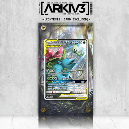[UNIT: SM167/248] // Celebi & Venusaur-GX Extended Art Display Case - Raw
