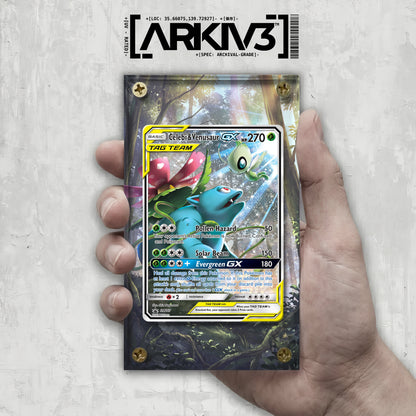 [UNIT: SM167/248] // Celebi & Venusaur-GX Extended Art Display Case - Raw