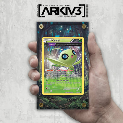 [UNIT: XY93/211] // Celebi Extended Art Display Case - Raw