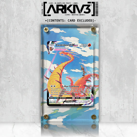 [UNIT: TG15/TG30] // Centiskorch VMAX Extended Art Display Case - Raw