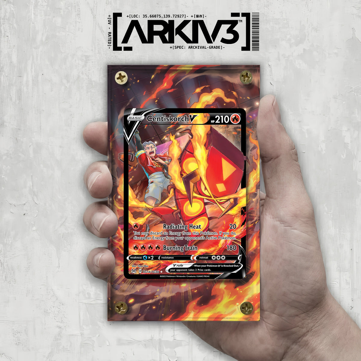 [UNIT: TG14/TG30] // Centiskorch V Extended Art Display Case - Raw