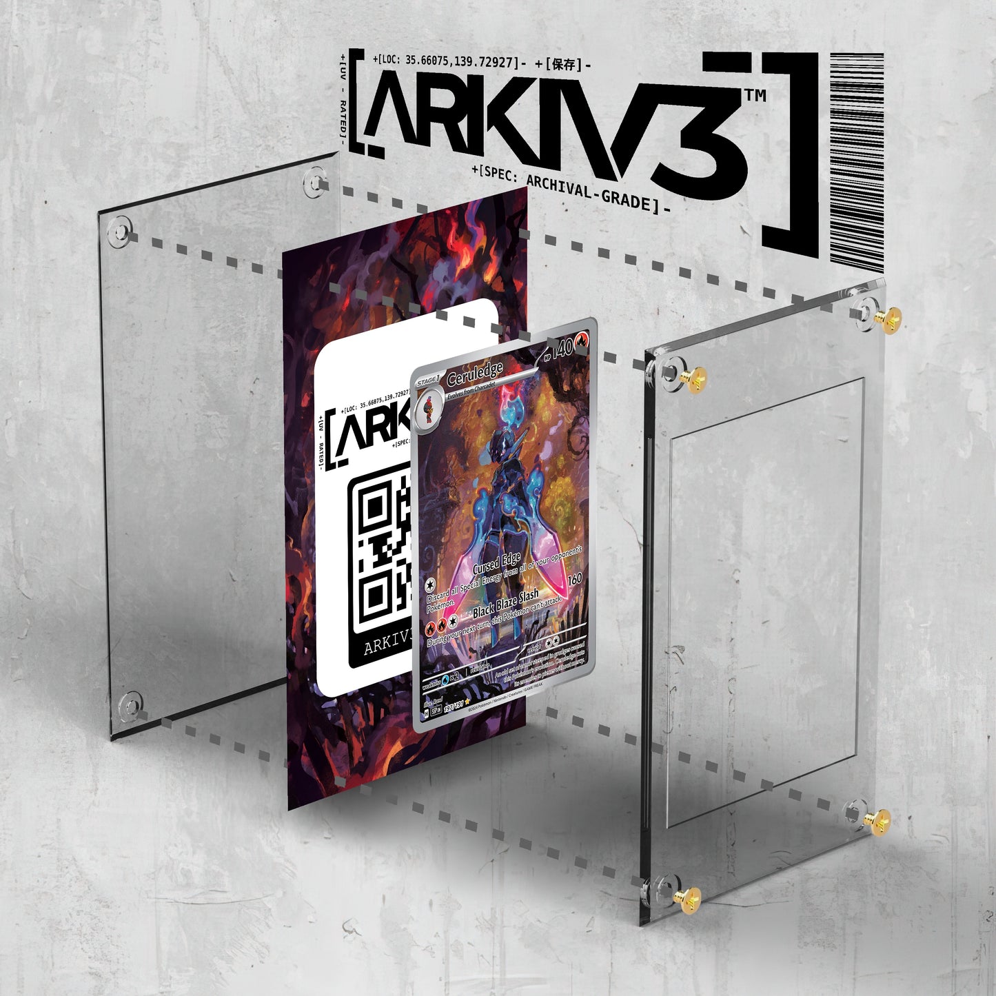 [UNIT: 197/191] // Ceruledge Extended Art Display Case - Raw