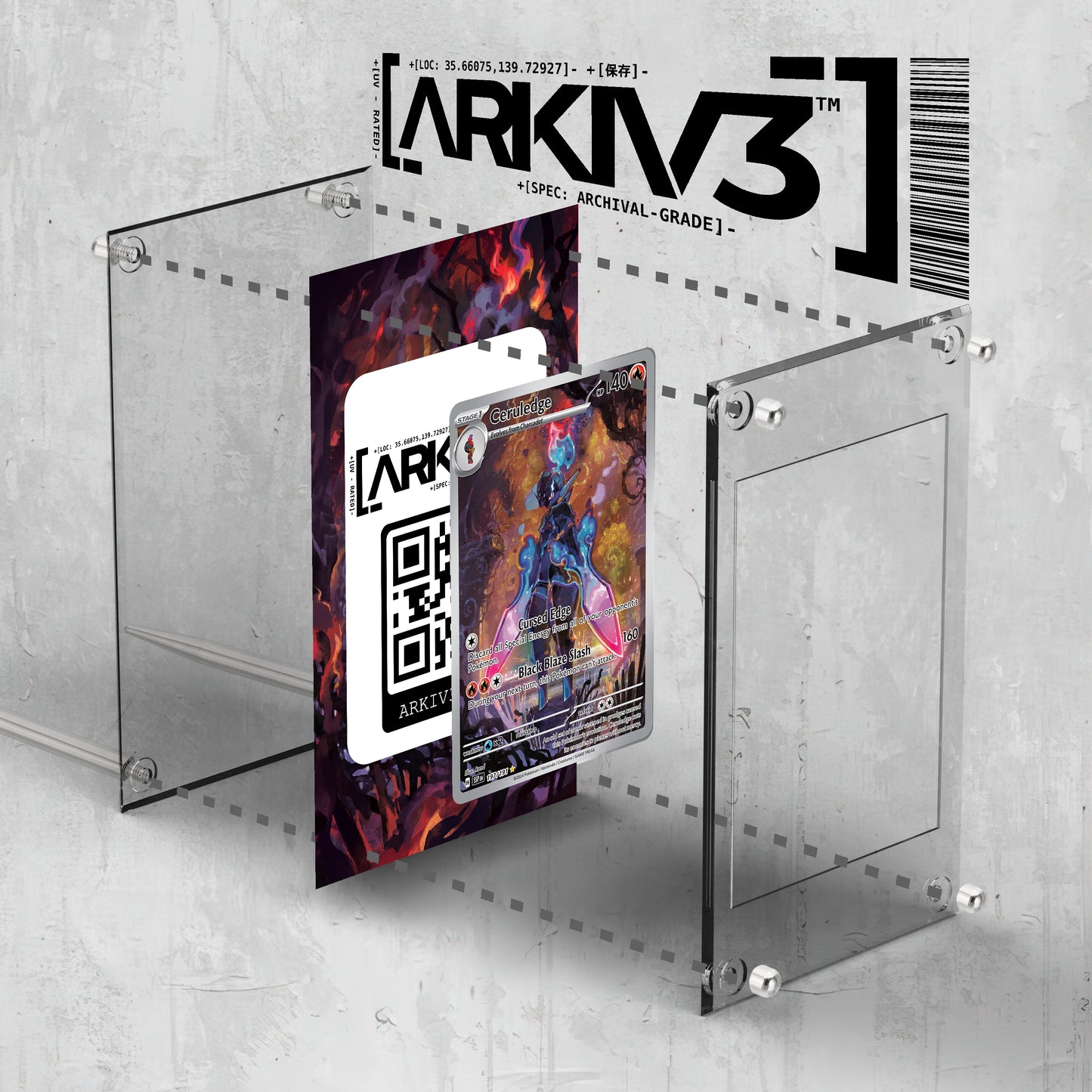 [UNIT: 197/191] // Ceruledge Extended Art Display Case - Raw