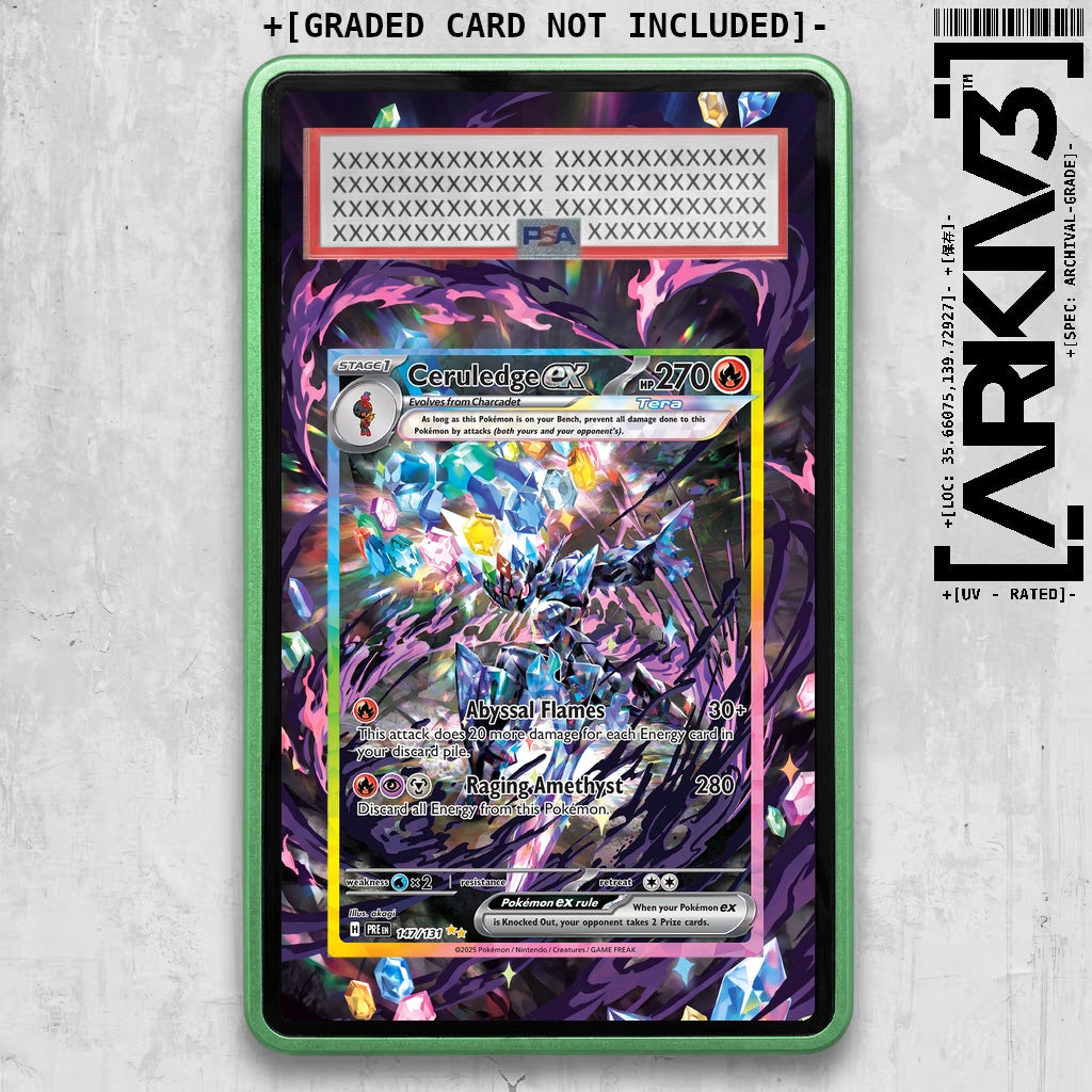 ARKIV3 PSA graded front - Green