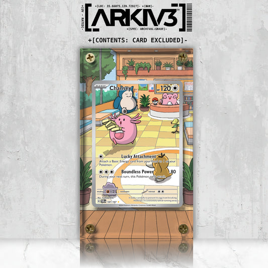 [UNIT: 187/167] // Chansey Extended Art Display Case - Raw
