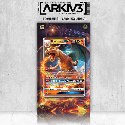 [UNIT: SM195/248] // Charizard-GX Extended Art Display Case - Raw