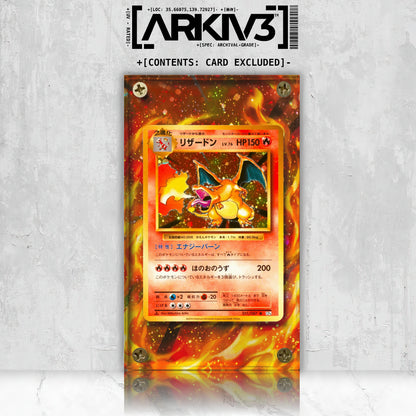[UNIT: 011/087] // Charizard [1st Edition] Extended Art Display Case - Raw