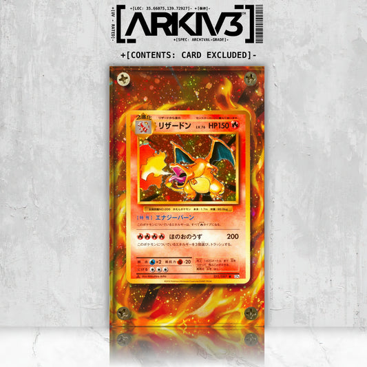 [UNIT: 011/087] // Charizard [1st Edition] Extended Art Display Case - Raw