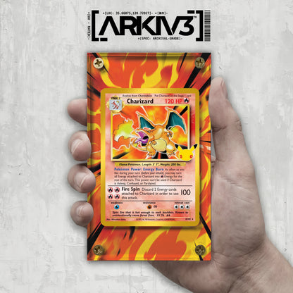 [UNIT: 4/102] // Charizard Extended Art Display Case - Raw