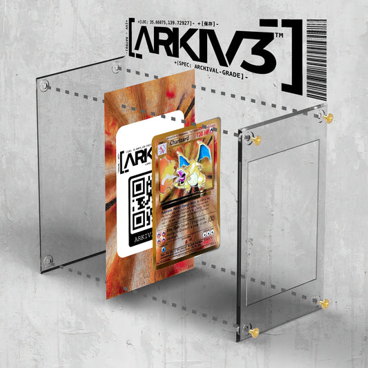 [UNIT: 004/102] // Charizard Ultra Premium Collection Metal Card Extended Art Display Case - Raw