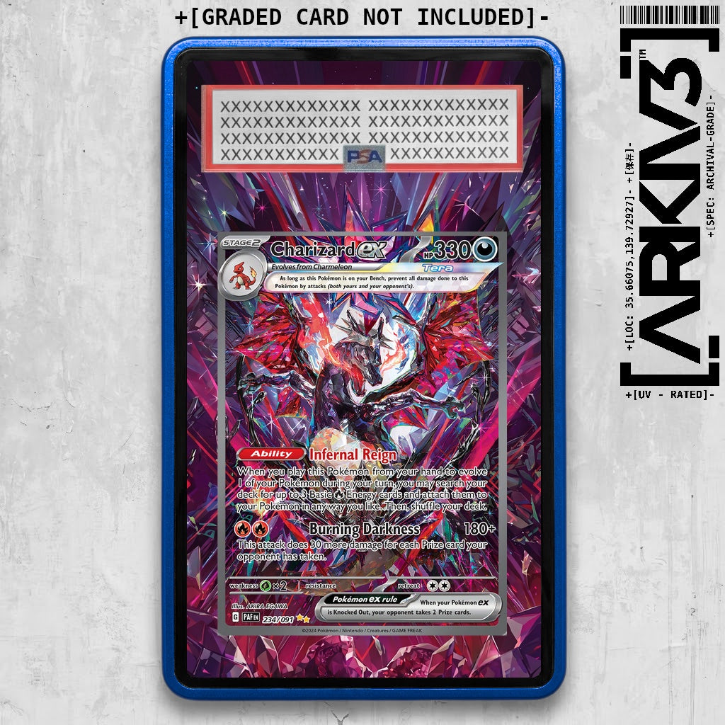 [UNIT: 234/091] // Charizard ex Extended Art Display Case - Graded