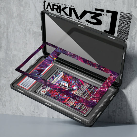 ARKIV3 PSA graded exploded mockup
