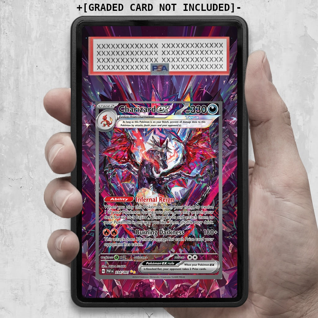 [UNIT: 234/091] // Charizard ex Extended Art Display Case - Graded