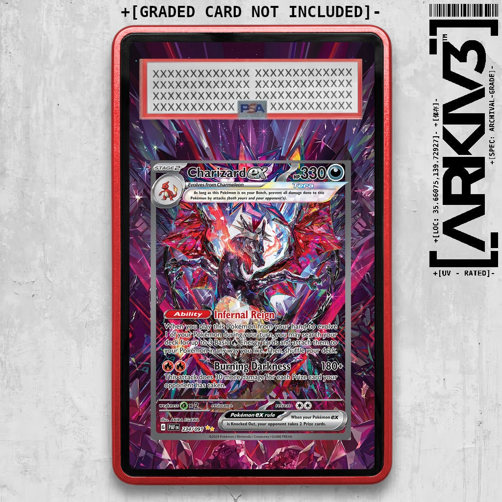 [UNIT: 234/091] // Charizard ex Extended Art Display Case - Graded
