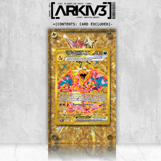 [UNIT: 228/197] // Charizard ex Extended Art Display Case - Raw