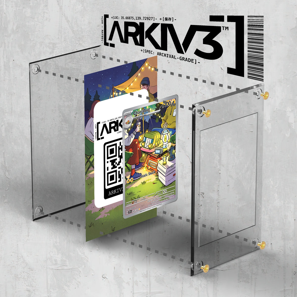 [UNIT: 169/162] // Charjabug Extended Art Display Case - Raw