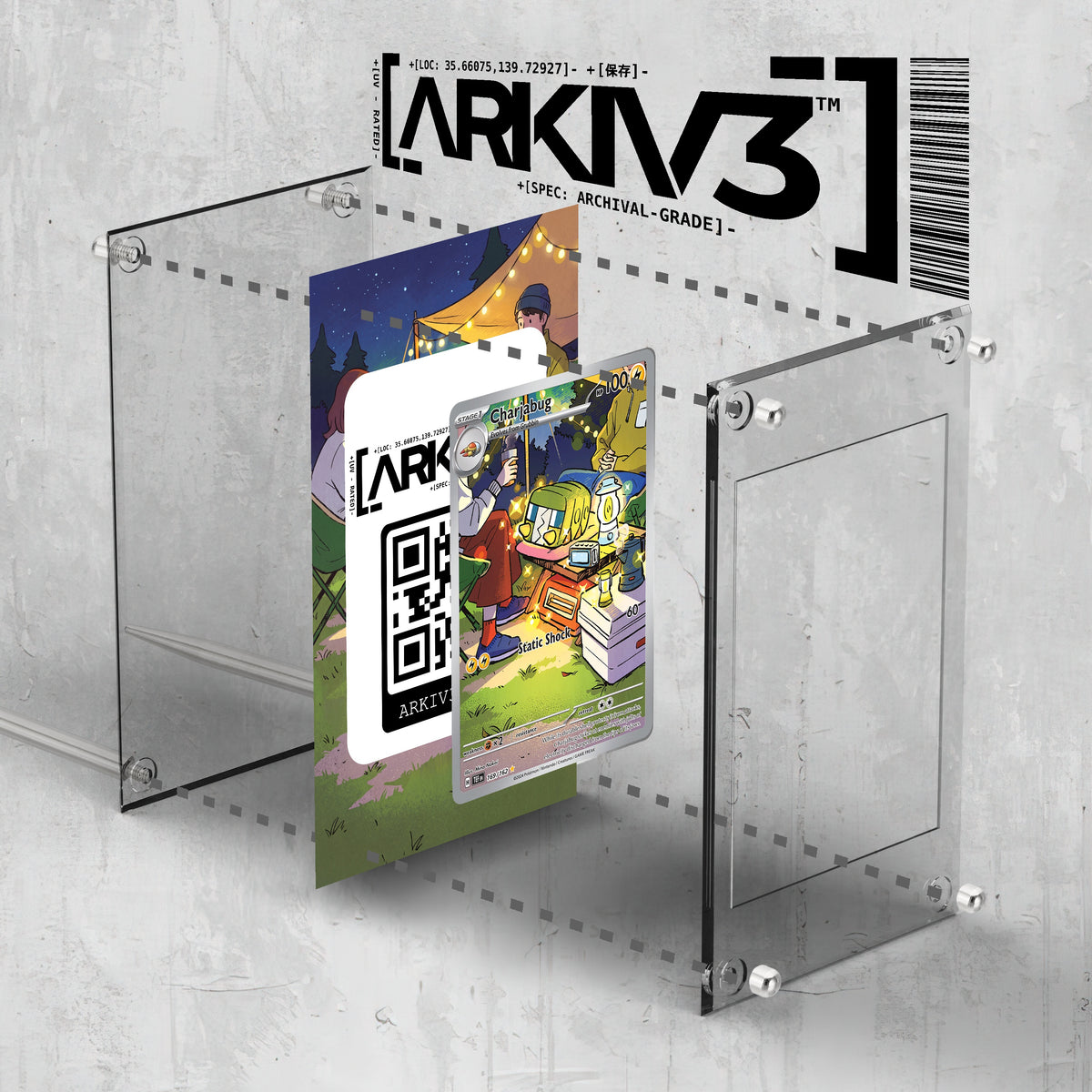 [UNIT: 169/162] // Charjabug Extended Art Display Case - Raw