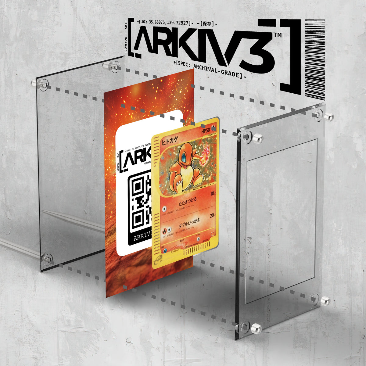 [UNIT: 004/018] // Charmander McDonald's Extended Art Display Case - Raw