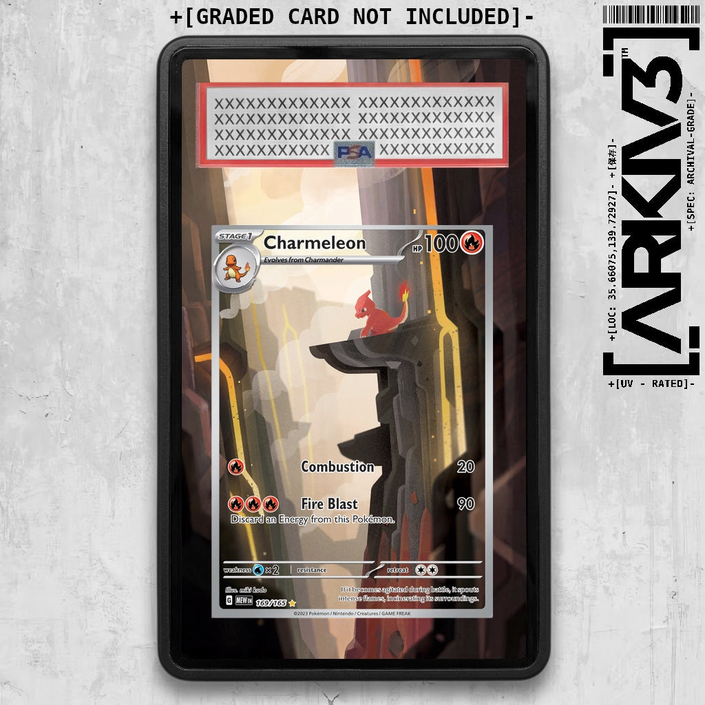 [UNIT: 169/165] // Charmeleon Extended Art Display Case - Graded
