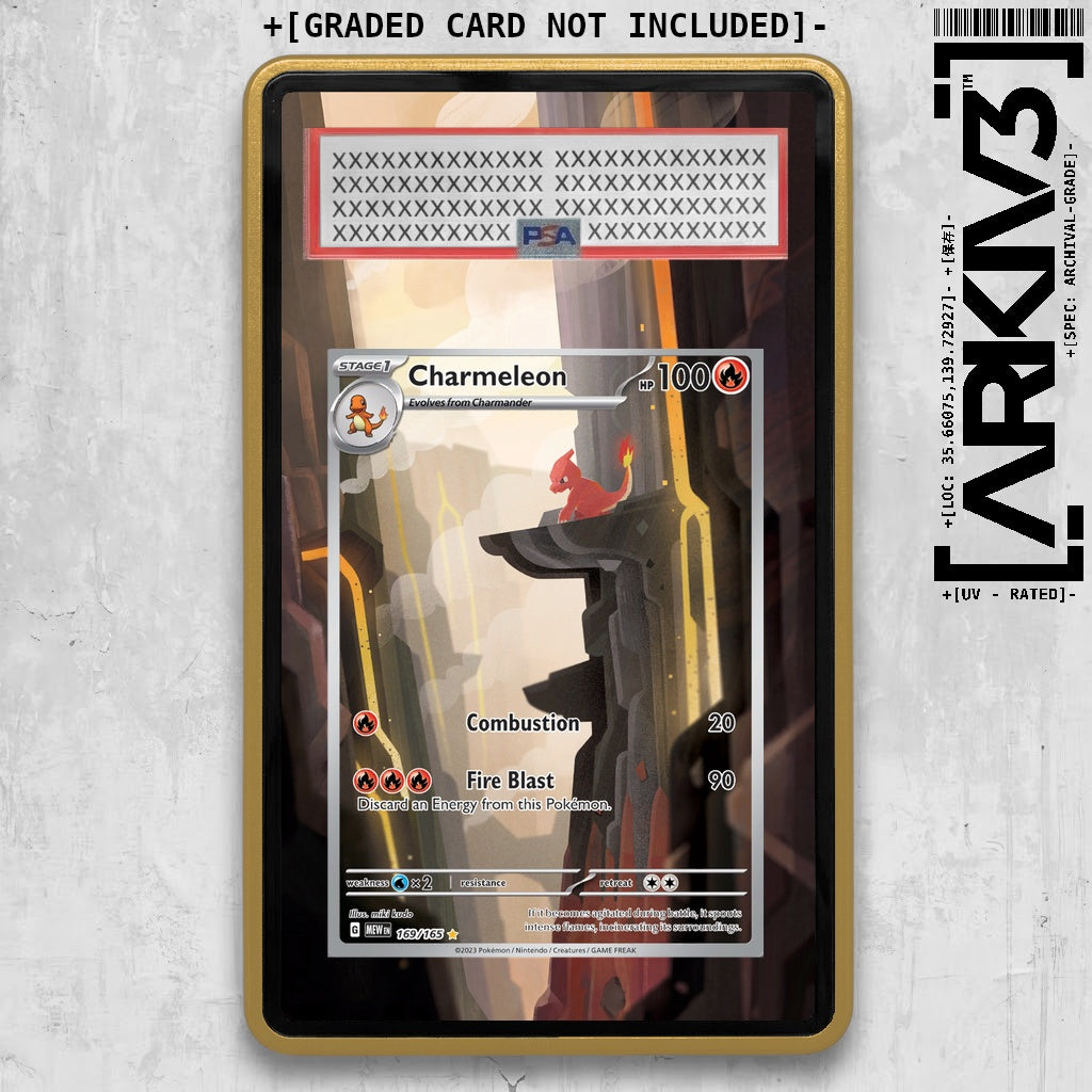 [UNIT: 169/165] // Charmeleon Extended Art Display Case - Graded